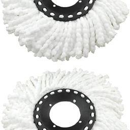 Rotating Magic Spin Microfiber Mop Head Refill only, 2 Pcs Set Mop Rod-image-78