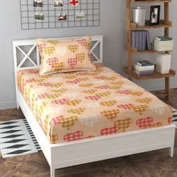 180 TC Cotton, Polycotton Single 3D Printed Fitted (Elastic) Bedsheet-image-26