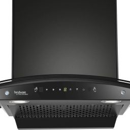 Amyra 60 cm Auto Clean | Curved Glass | Filterless | Touch Control, Motion Sensor | Energy Efficient LED Light | Powerful Suction | Wall Mounted Black 1200 CMH Chimney-image-32