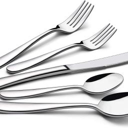 Tableware Serving Spoon Fork Butter Knife Flatware for Dinning Table Utensils Stainless Steel Cutlery Set-43