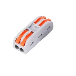 CH-812 0.08-2.5mm SPL-2 Pole Wire Connector with Spring Lock Lever for 2 Wire line Connection image 2