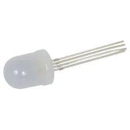 Diffused RGB Common Anode LED – 10mm Tricolor (5pcs) image 2