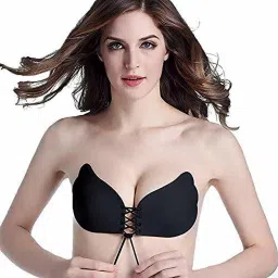 Invisible Silicone Gel Self Adhesive Backless Reusable Stick on PushUp Bra DN339 Nursing Breast Pad-image-87