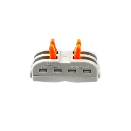 CH-812 0.08-2.5mm SPL-2 Pole Wire Connector with Spring Lock Lever for 2 Wire line Connection image 4