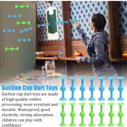 birthday popper Suction Toy|Pack of 20 |Pop Sucker Darts, Building Blocks, Fidget Toys image 5