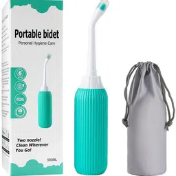 maitri enterprise Portable bidet, Jet Spray for Toilet | Retractable, 2 angled Nozzles M302 Manual Bidets-picture-6