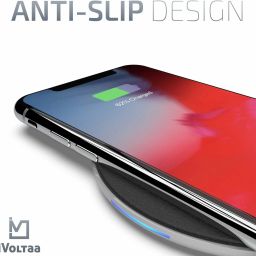 iVoltaa Air.base1 with Type-C Cable for Qi Enabled Devices 10W Wireless Charging Pad image 5