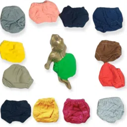 Kanha Ji Laddu Gopal Ji, Diaper for Size 5 No, (Idol not Included), Pack of 12 Dress-79