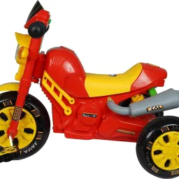 joyride Mini Bullet Scooter for Kids Plug & Play with Head Light Cushion Seat RED Java Tricycle Smart Design Ride On Tricycle image 3