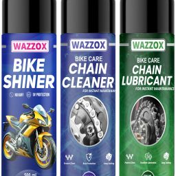 Combo Of Chain Cleaner + Chain Lube + Car & Bike Shiner Spray For Bike Heavy | Cleaning | Shines & Protects Chain Oil-image-74