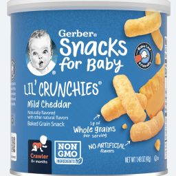Snacks for Baby Lil Crunchies, Mild Cheddar Baby Crunchies 60 g-image-58