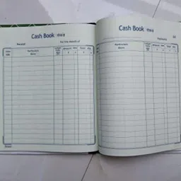 Peeplvalue Cash Book Copy Preprinted Cash book with Hard binding Cover for long durability 0-Part Cash Book-image-0
