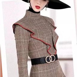 Women Party Black Artificial Leather Belt-image-64