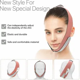 most Extra Length Premium Double Chin Reducer Strap, Face Lifting Belt,Face Shaping Mask-9