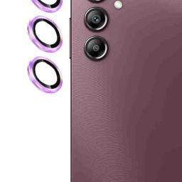 ZYXO Back Camera Lens Ring Guard Protector for Samsung Galaxy A14 5G [Purple Metal Alloy Camera Ring with 9H Glass] Set of 1-image-28