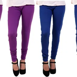 Cotton Lycra Blend Women Churidar-image-27