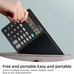 tophaven Productivity Hub: Calculator with Integrated E-Writer Advanced Desktop Calculator with Integrated E-Writer and Solar Power Financial Calculator image 3