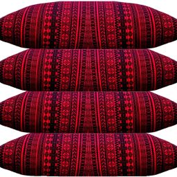 Microfibre Geometric Sleeping Pillow Pack of 4-24