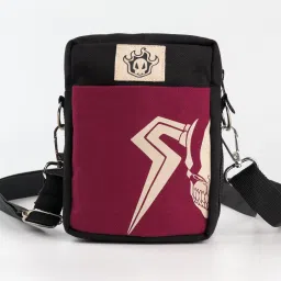 Red, Black Men & Women Sling Bag Bleach Anime Pocket Organiser Hollow Printed Cross Body Bag-image-17