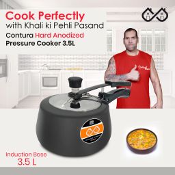 Apple Arc Hard Anodised Pressure Cooker 3.5 L Induction Bottom Pressure Cooker-18