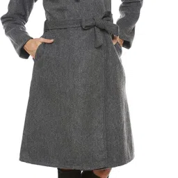 Pure Wool Solid Coat For Women-picture-15