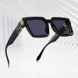 Gradient, UV Protection, Polarized, Mirrored Wayfarer Sunglasses (55)-image-54