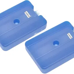 0.4 L Plastic Gel Ice Bricks Reusable For Traveling Ice Blocks for Medicine Food And Other Items Pack of 2 Ice Bucket-13