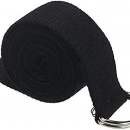 Yoga Belt for Men- Women with Adjustable D-Ring Cotton Yoga Strap-37
