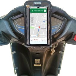 Mobile Holder BASIC LITE for Scooty Scooter Activa Jupiter EV X3 Mount Bag Bike Mobile Holder-25
