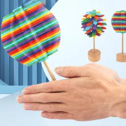 Candy Flower Toy for Kids Stress Relief Toy - Colorful Twisting and Rotating Rattle-13