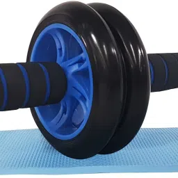 2 Wheel Abs Roller with Sweat Absorb Handles& Knee Pad For Core Workout, Exercise Ab Exerciser-image-56