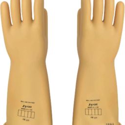Industrial Gloves 11 KV Electric Hand Gloves Shock Proof Safety Gloves Pack of 1 RubberSafety Gloves-47