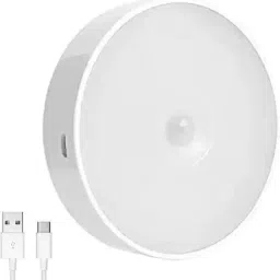 LED Smart Motion Sensor Light 125 USB Rechargeable Stick-Anywhere Night light 6 hrs Bulb Emergency Light-10