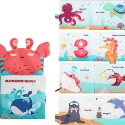 3D Hand Puppet Cloth Book Toys for Babies 6 to 12 Months Montessori Sensory Book-image-91