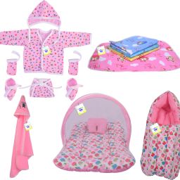New Born Baby Boys & Baby Girs Bedding & Clothing Gift Set Combo-image-38