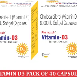 Vitamin D3 Softgel Capsule for Bone Joint Mental Health & Heart for Men & Women-23