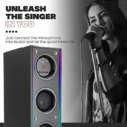 Yoment NH7 Premium bass Multimedia speaker 100 W Bluetooth Tower Speaker-image-81