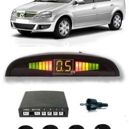 PKNB1550 Black Car Reverse Parking Sensor with LED Display 4 Sensor PKNB1550 Parking Sensor-image-50