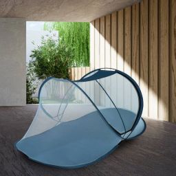 Polyester Kids Washable Pop-Up Baby Mosquito Net with Foldable Canopy and Travel Case Infants Mosquito Net-image-7