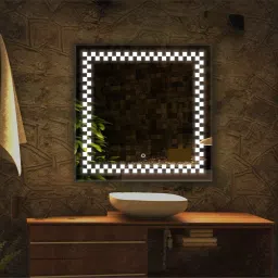 LED Touch Sensor Wall Mounted Mirror Bathroom & Room Decoration Bathroom Mirror-12