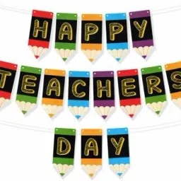 Happy Teachers Day Banner for School Party, Decoration Items Banner-image-6