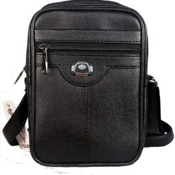 Men & Women Black Messenger Bag - Regular Size-image-47