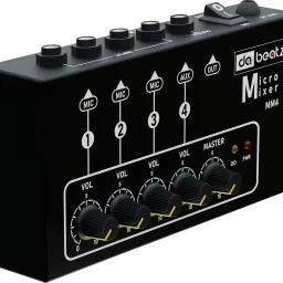 da.beatz. 4-Channel Sound Mixer Professional Analog mixer For Parties & clubs,DJ Mixer,MM4 Analog Sound Mixer image 3