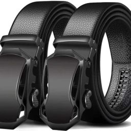 Men Casual, Formal, Party, Evening Black Artificial Leather Belt-image-99
