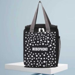 LATEST-FASHION FULLY PADDED TIFFIN BAG SMOOTH ZIPPERS UNISEX LUNCH BAG Waterproof Lunch Bag-17