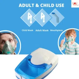 MCP Healthcare Piston Air Compressor Nebulizer for all agers with child & adult Mask Nebulizer image 2