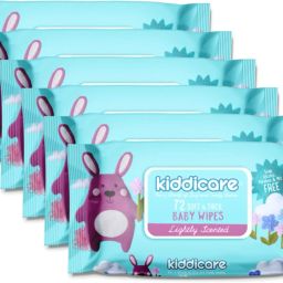 Lightly Scented Baby Wipes, Soft Cleansing, Soft & Tick, Vitamin E (Pack of 6)-11