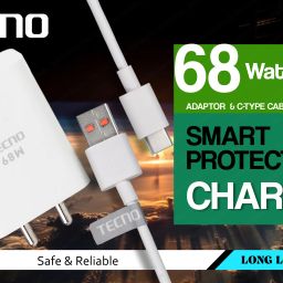 Tecno 68 W Supercharge 6.5 A Wall Charger for Mobile-image-36
