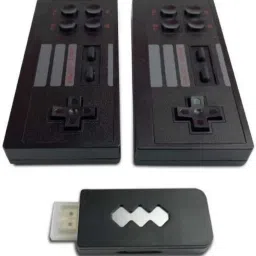 Clubics EXTREME MINI GAME BOX 8 BIT, WIRELESS VIDEO GAME FOR KIDS WITH 620 GAMES INBUILT 1 GB with Yes-16