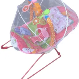 Harmony Baby Bouncer, Neck Pillow, Mosquito net with 1 Year Warranty Toy Bar. Bouncer-image-73
